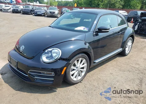 2019 Volkswagen Beetle 2.0T Se from USA, damaged, VIN 3VWJD7AT7KM706387